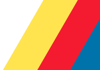 Colorful diagonal stripes